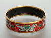 Hermès Wide Torana Elephant Enamel Bangle
