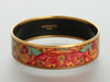 Hermès Wide Enamel Babylon Egyptian Lions Bangle