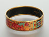 Hermès Wide Enamel Babylon Egyptian Lions Bangle