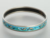 Hermès Narrow Enamel Dolphins Bangle