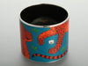Hermès Extra Wide Enamel Les Léopards Folk Bangle