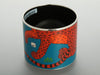 Hermès Extra Wide Enamel Les Léopards Folk Bangle