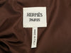 Hermès Orange Calfskin Puffer Down Jacket