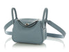 Hermès Mini Bleu Lin Swift Lindy 20