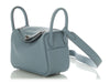 Hermès Mini Bleu Lin Swift Lindy 20