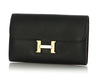 Hermès Black Epsom Constance Long Wallet