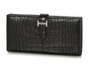 Hermes black alligator Bearn wallet