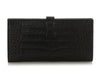 Hermes black alligator Bearn wallet