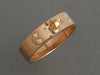 Hermès 18K Rose Gold Diamond Kelly Ring