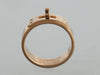 Hermès 18K Rose Gold Diamond Kelly Ring
