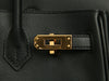Hermès Black Swift Birkin 25