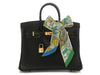 Hermès Black Swift Birkin 25