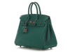 Hermès Malachite Epsom Birkin 25