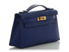 Hermès Bleu Electrique Epsom Kelly Pochette