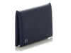 Hermès SO Bleu Encre and Bleu Jean Swift Calvi Verso Card Holder