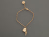 Hermès 18K Rose Gold Kelly Clochette Bracelet