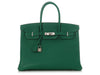 Hermès Vert Vertigo Cleménce Birkin 35