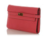 Hermès Rose Azalée Chèvre Kelly Long Wallet