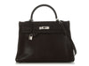 Hermès Marron Foncé Chèvre Kelly 35