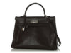 Hermès Marron Foncé Chèvre Kelly 35