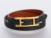 Hermès Black Swift Behapi Double Tour Bracelet