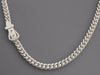 Hermès Sterling Silver Boucle Sellier Inflexible Necklace