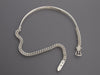 Hermès Sterling Silver Boucle Sellier Inflexible Necklace