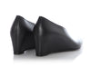 Hermès Black Pointed Toe Wedges