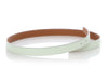 Hermès Vert D’eau Swift and Gold Epsom Reversible Belt Strap 24mm