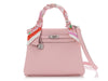 Hermès Rose Sakura Swift Kelly 25