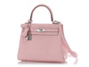 Hermès Rose Sakura Swift Kelly 25