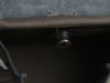 Hermès Mini Dark Bronze Military Toile and Noir Vache Hunter Herbag Zip
