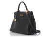Hermès Black Togo Kelly 32