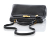 Hermès Black Togo Kelly 32