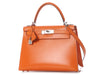 Hermès Orange d’H Box Calfskin Kelly 28