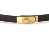 Hermès Macassar Odyssee Calfskin Kelly Belt 18