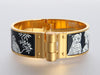 Hermès Wide Tendresse Féline Tattoo Charnière Bracelet