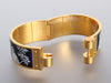 Hermès Wide Tendresse Féline Tattoo Charnière Bracelet