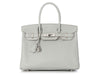 Hermès SO Gris Perle Chèvre Birkin 30