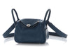Hermès Mini Deep Blue Swift Lindy 20
