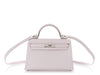Hermès Mini Mauve Pale Chèvre Kelly 20