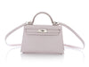 Hermès Mini Mauve Pale Chèvre Kelly 20