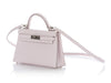 Hermès Mini Mauve Pale Chèvre Kelly 20
