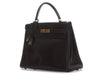 Hermès Vintage Brown Box Calfskin Kelly 32