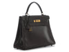 Hermès Vintage Brown Box Calfskin Kelly 32