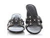 Hermès Black Médor Oasis Sandals