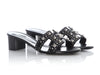 Hermès Black Médor Oasis Sandals
