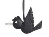 Hermès Black Alligator and Lizard Birdy Charm PM