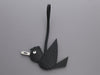 Hermès Black Alligator and Lizard Birdy Charm PM