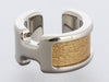 Hermès Small Palladium and Doré Chamkilight Goatskin Olympe Ear Cuff
